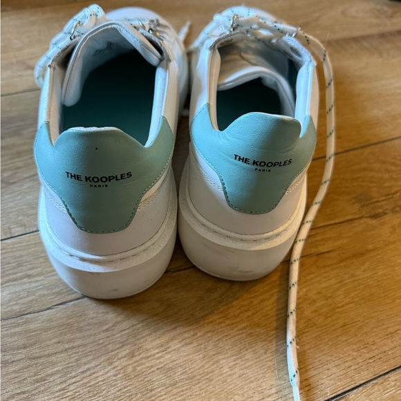 The Kooples White and Light Blue Sneakers - Picture 4 of 7